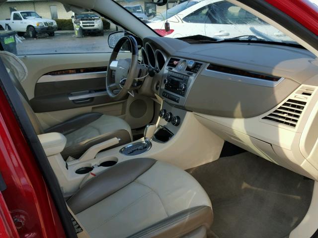 1C3LC66K47N693740 - 2007 CHRYSLER SEBRING LI RED photo 5