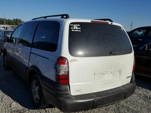 1GMDX03E74D113233 - 2004 PONTIAC MONTANA WHITE photo 3