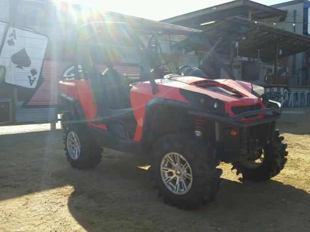 3JBKKHP10DJ000183 - 2013 CAN-AM COMMANDER RED photo 2