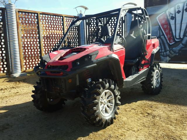 3JBKKHP10DJ000183 - 2013 CAN-AM COMMANDER RED photo 4