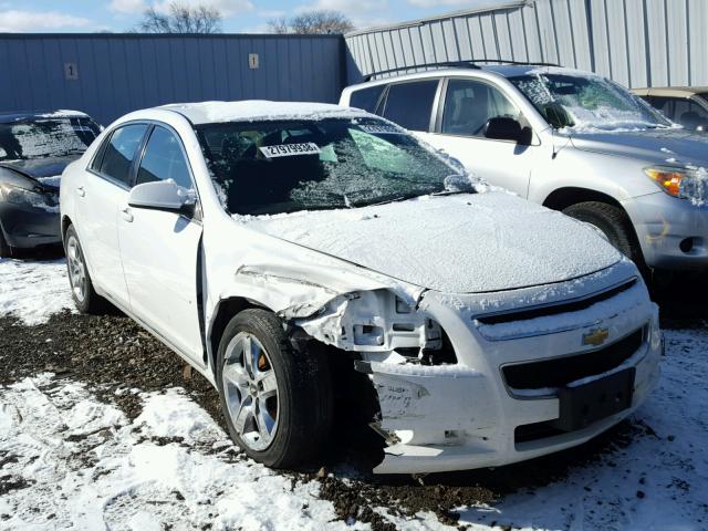 1G1ZC5EB3A4132680 - 2010 CHEVROLET MALIBU 1LT WHITE photo 1
