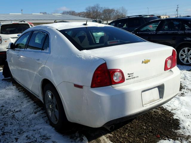 1G1ZC5EB3A4132680 - 2010 CHEVROLET MALIBU 1LT WHITE photo 3