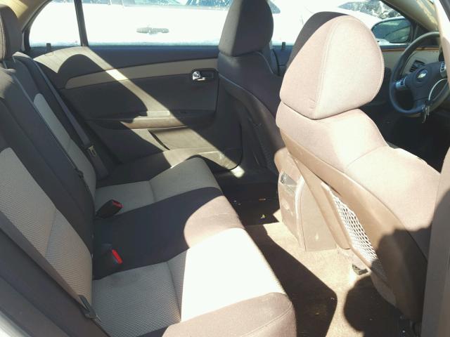 1G1ZC5EB3A4132680 - 2010 CHEVROLET MALIBU 1LT WHITE photo 6