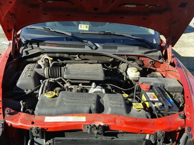 1D7FL36N13S318357 - 2003 DODGE DAKOTA SPO RED photo 7