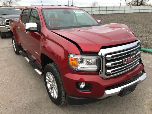 1GTP6DE11G1365863 - 2016 GMC CANYON SLT BURGUNDY photo 1