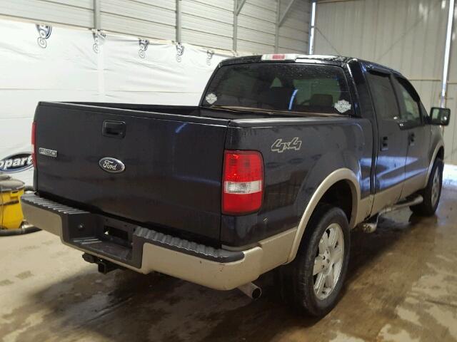 1FTPW14V38FB57345 - 2008 FORD F150 SUPER BLACK photo 4