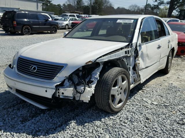 JTHBN36F065049295 - 2006 LEXUS LS 430 WHITE photo 2