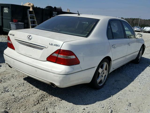 JTHBN36F065049295 - 2006 LEXUS LS 430 WHITE photo 4