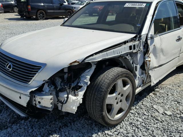 JTHBN36F065049295 - 2006 LEXUS LS 430 WHITE photo 9