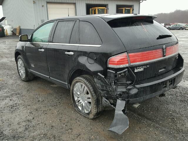 2LMDU88C09BJ06608 - 2009 LINCOLN MKX BLACK photo 3