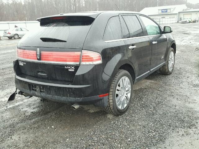 2LMDU88C09BJ06608 - 2009 LINCOLN MKX BLACK photo 4