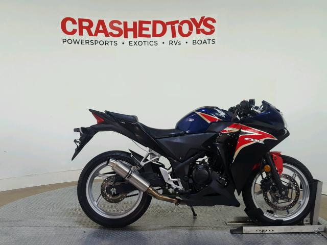 MLHMC4100C5200377 - 2012 HONDA CBR250 R BLUE photo 1