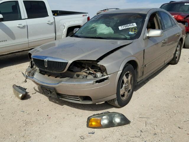 1LNHM86S4YY926229 - 2000 LINCOLN LS GOLD photo 2
