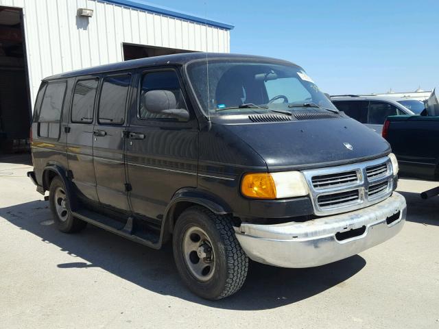 2D6WB11X83K502354 - 2003 DODGE RAM VAN B1 BLACK photo 1