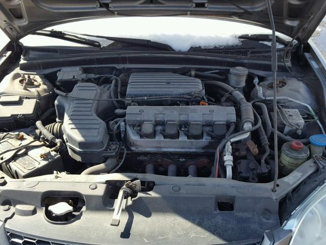 1HGEM22944L054490 - 2004 HONDA CIVIC EX ვერცხლისფერი ფოტო 7