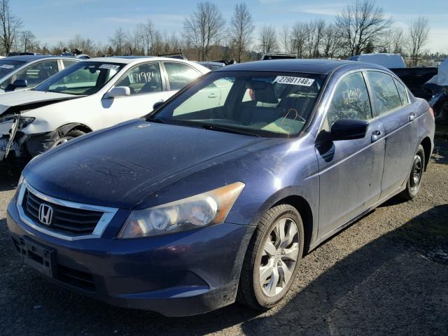 JHMCP26838C046254 - 2008 HONDA ACCORD EXL BLUE photo 2