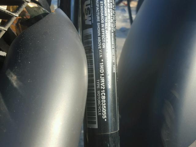 1HD1JRV21CB035055 - 2012 HARLEY-DAVIDSON FLS SOFTAI 黑色 照片 10