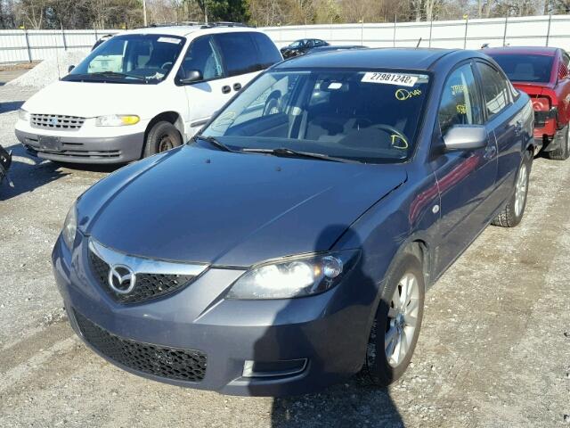 JM1BK12F971683038 - 2007 MAZDA 3 I GRAY photo 2