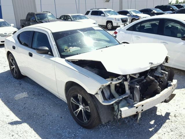 2B3KA43R18H116405 - 2008 DODGE CHARGER WHITE photo 1