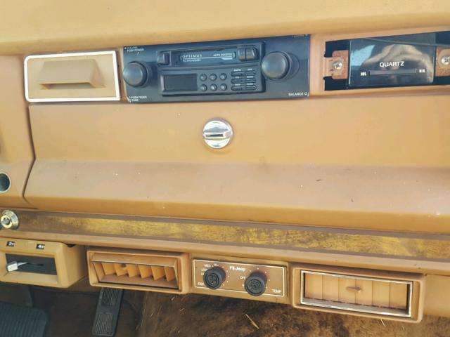 1JCNJ15N1FT175182 - 1985 JEEP GRAND WAGO BLUE photo 9