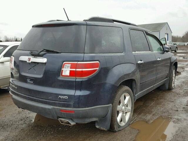 5GZEV33767J161330 - 2007 SATURN OUTLOOK SP ლურჯი ფოტო 4