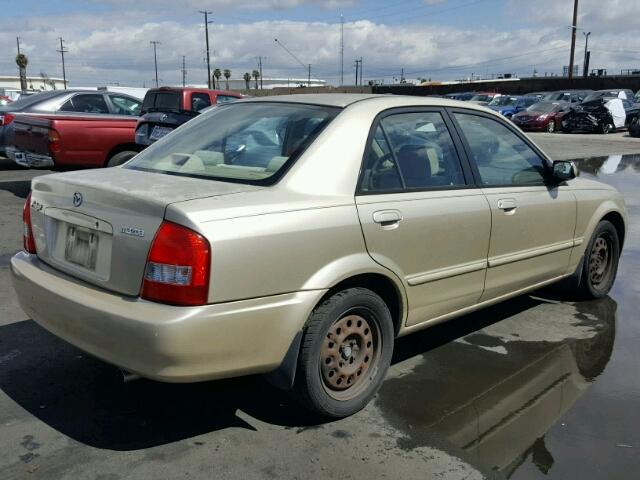 JM1BJ225921575768 - 2002 MAZDA PROTEGE DX TAN photo 4