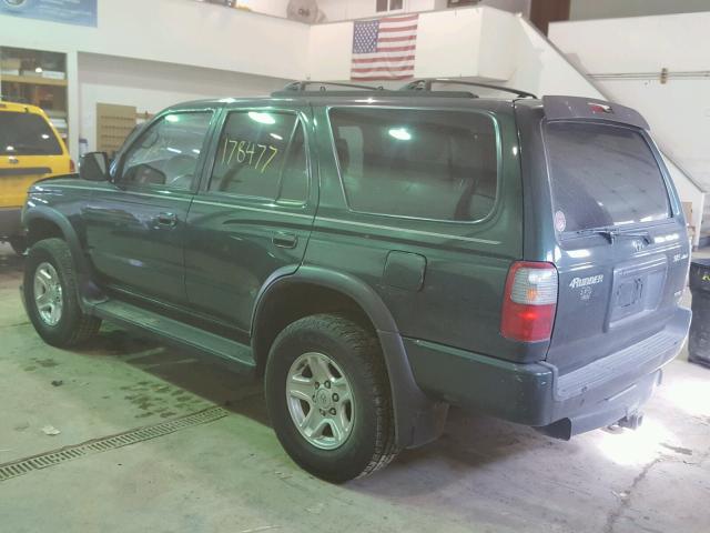 JT3HN86R6X0212425 - 1999 TOYOTA 4RUNNER SR GREEN photo 3