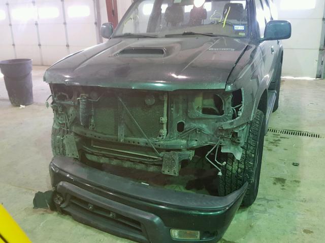 JT3HN86R6X0212425 - 1999 TOYOTA 4RUNNER SR GREEN photo 9