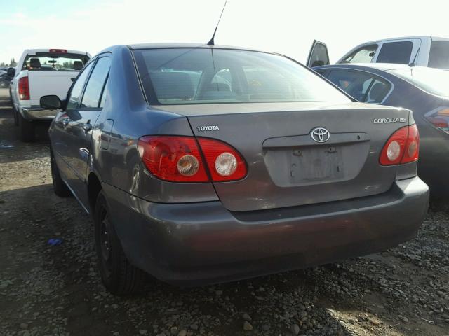 1NXBR32E15Z496642 - 2005 TOYOTA COROLLA CE GRAY photo 3