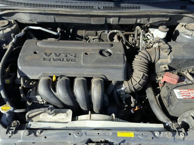 1NXBR32E15Z496642 - 2005 TOYOTA COROLLA CE GRAY photo 7