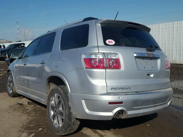 1GKKVTED4CJ159100 - 2012 GMC ACADIA DEN SILVER photo 3