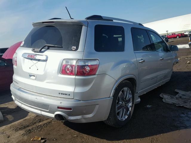 1GKKVTED4CJ159100 - 2012 GMC ACADIA DEN SILVER photo 4