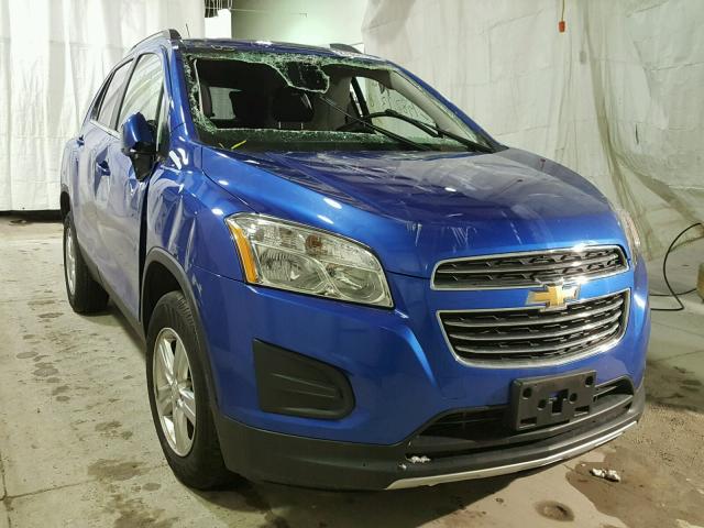 KL7CJPSBXGB686626 - 2016 CHEVROLET TRAX 1LT BLUE photo 1