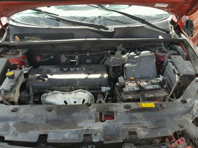 JTMBD33V875101371 - 2007 TOYOTA RAV4 RED photo 7