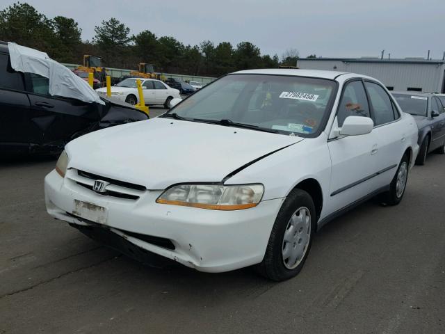 1HGCG6659XA033227 - 1999 HONDA ACCORD LX WHITE photo 2