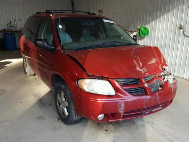 2D4GP44L56R644293 - 2006 DODGE GRAND CARA RED photo 1