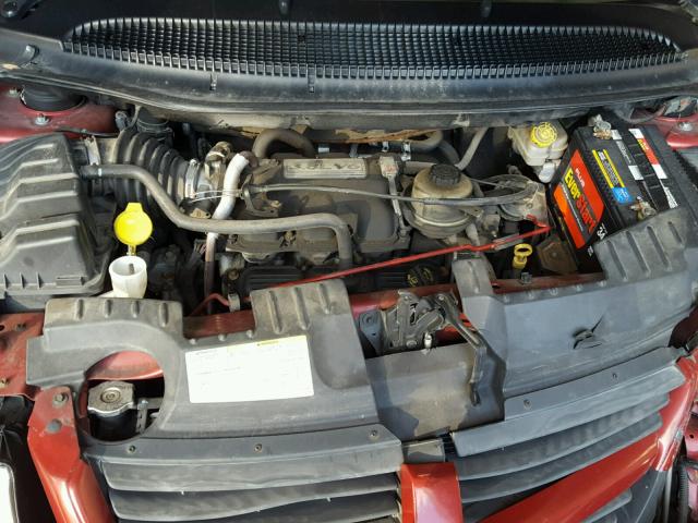 2D4GP44L56R644293 - 2006 DODGE GRAND CARA RED photo 7