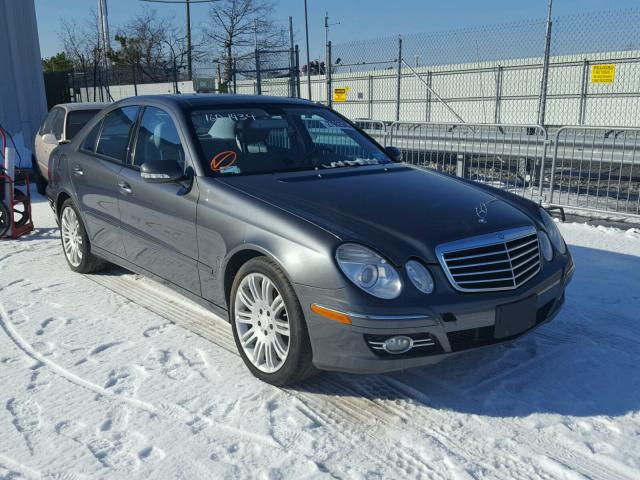 WDBUF87X28B331100 - 2008 MERCEDES-BENZ E 350 4MAT GRAY photo 1