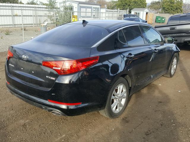 5XXGN4A75DG105866 - 2013 KIA OPTIMA EX BLACK photo 4