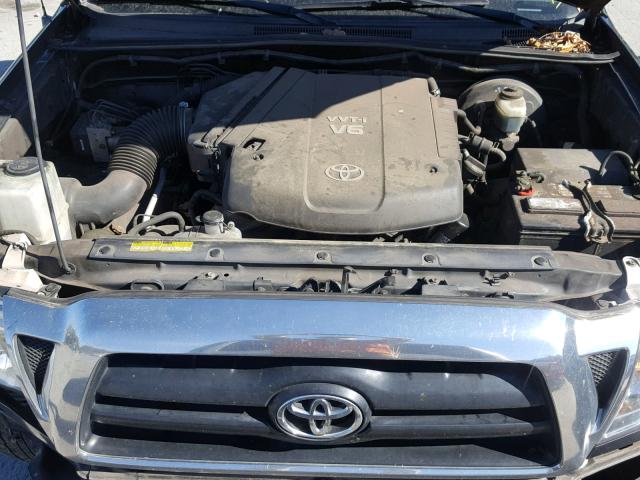 5TEKU72N46Z287026 - 2006 TOYOTA TACOMA DOU BLACK photo 7