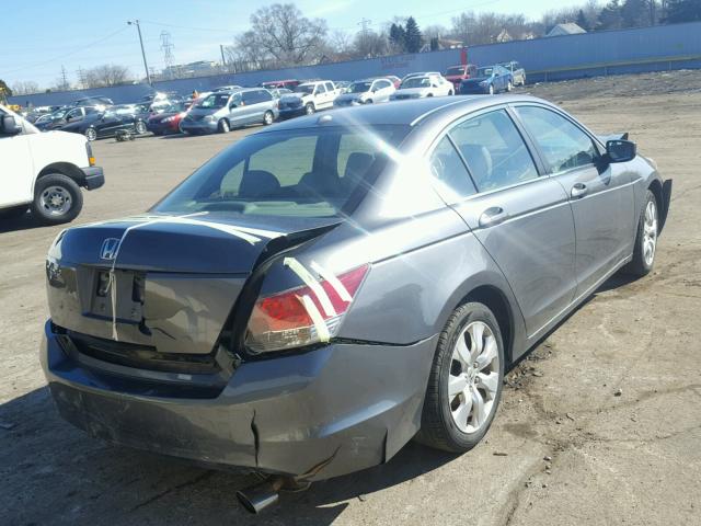 1HGCP268X9A171140 - 2009 HONDA ACCORD EXL GRAY photo 4