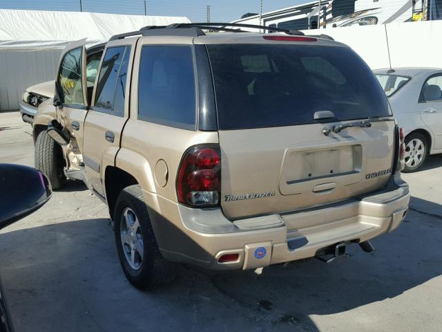 1GNDT13S342266111 - 2004 CHEVROLET TRAILBLAZE GOLD photo 3