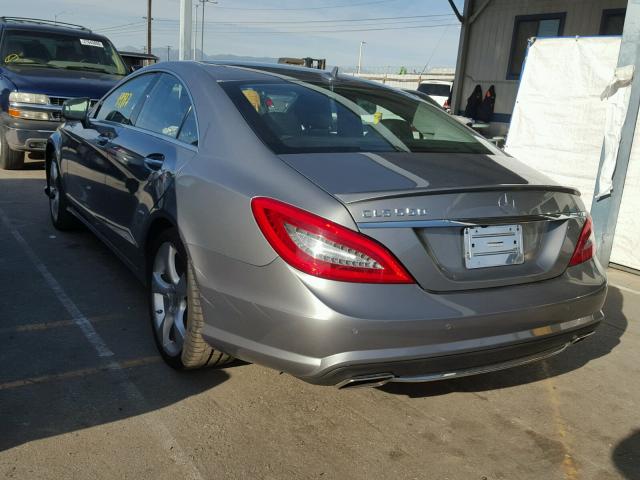 WDDLJ7DB0EA108110 - 2014 MERCEDES-BENZ CLS 550 GRAY photo 3