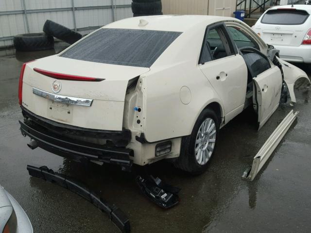 1G6DA5EY8B0106972 - 2011 CADILLAC CTS CREAM photo 4