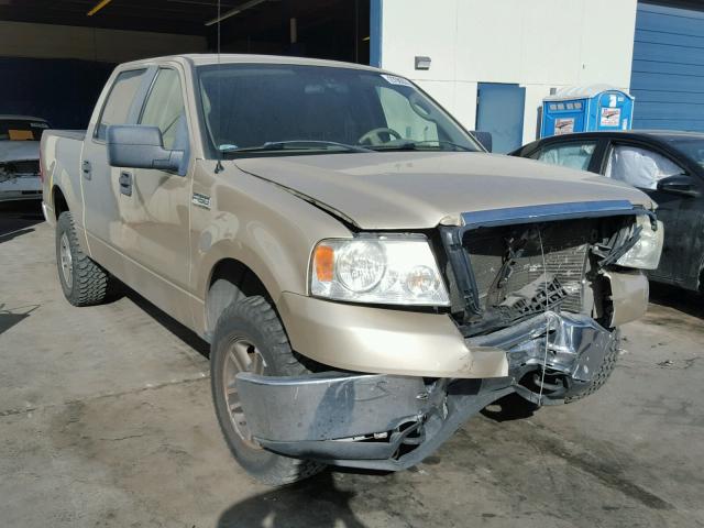 1FTRW14W97KC94829 - 2007 FORD F150 SUPER GOLD photo 1