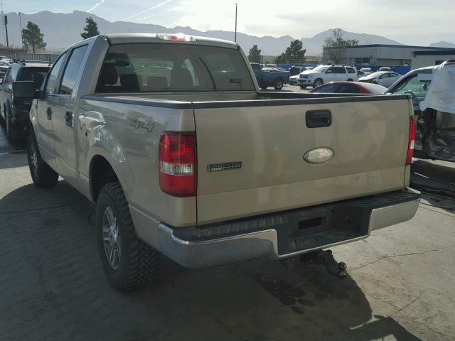 1FTRW14W97KC94829 - 2007 FORD F150 SUPER GOLD photo 3