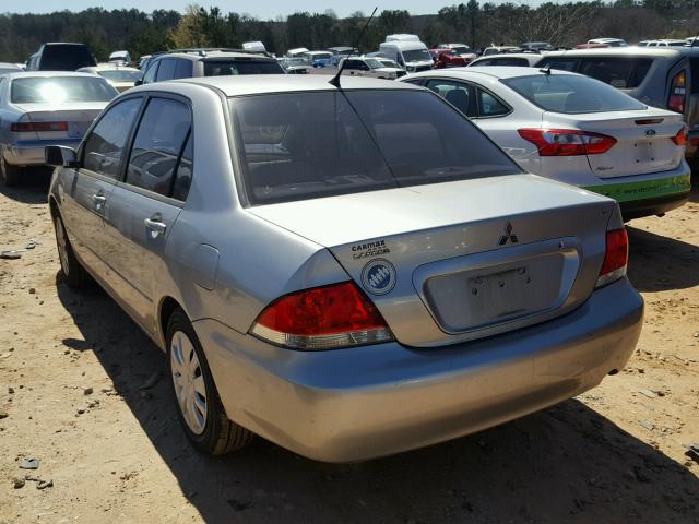 JA3AJ26E86U058549 - 2006 MITSUBISHI LANCER ES SILVER photo 3