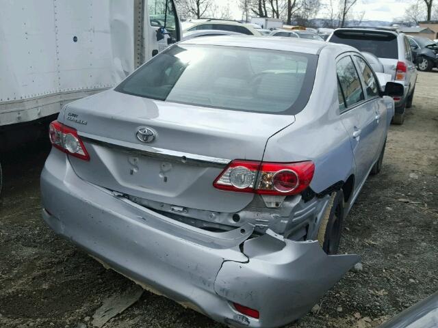 2T1BU4EE0DC959290 - 2013 TOYOTA COROLLA BA GRAY photo 4