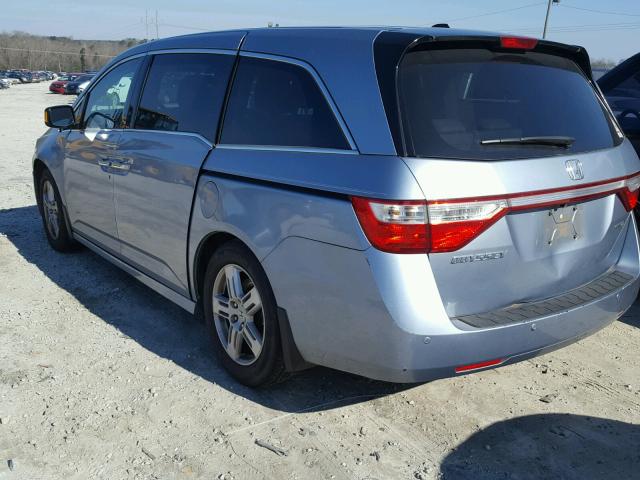 5FNRL5H95BB006184 - 2011 HONDA ODYSSEY TO BLUE photo 3