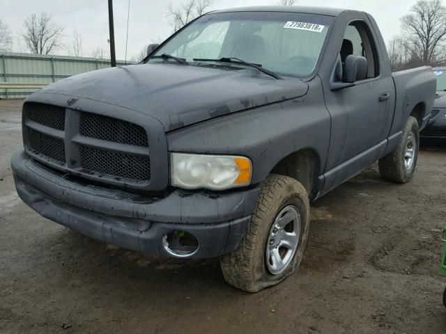 1D7HU16Z72J186304 - 2002 DODGE RAM 1500 BLACK photo 2